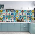 thumbnail image 2 of Pegatinas de suelo de baldosas retro Baño Cocina Calcomanías de pared impermeables (HZ017) Ehuebsd Libre de BPA, 2 of 3