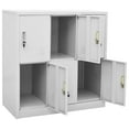 thumbnail image 5 of vidaXL Locker Cabinets 5 pcs Light Grey 90x45x92.5 cm Steel, 5 of 5