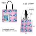 thumbnail image 3 of Canvas Tote Bag for Women Girls Design Print Cheerful Bluebird Parade Tote, 3 of 8