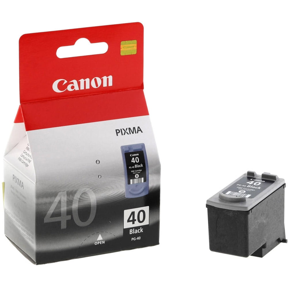 Canon PG-40 Black Ink Cartridge, Standard (0615B002) - Walmart.com