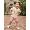 thumbnail image 4 of BemeyourBBs Baby Boy Girls First Birthday Outfit Wild One Years Old Birthday Summer Clothes Short Sleeve Letters Zoo Animals Print T Shirt Tops and Elastic Waist Pockets Shorts Set, 4 of 9