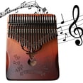 thumbnail image 2 of Piano Dedo Mbira Portátil Pulgar Kalimba 21 Teclas Regalo Profesional para, 2 of 9