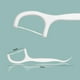 thumbnail image 2 of Palillo de hilo dental desechable Palillo de hilo dental de plástico Protector de limpieza de dientes de arco ultrafino, 2 of 6