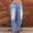 Light Blue, variant on Cagogo Women Straight Mid Rise Ripped Distressed Casual Jeans Long Pants Vacation Loose Fit Denim Trousers Summer Travel Beach Outfits, Gray L2