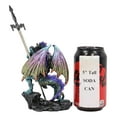 thumbnail image 6 of Aurora Borealis Elemental Dragon With Armor And Long Sword Letter Opener Statue, 6 of 7