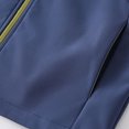 thumbnail image 4 of OGLCCG Boys Rain Jacket Size 14 Lightweight Waterproof Rain Coats Windproof Zip Windbreakers for Kids Blue, 4 of 8