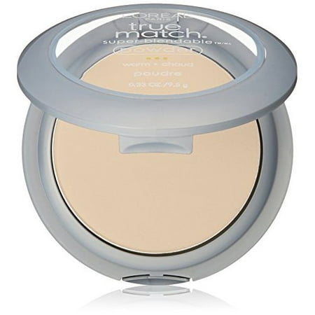 L'Oreal Paris True Match Super-Blendable Oil Free Makeup Powder, Nude Beige, 0.33 oz.