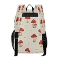 thumbnail image 3 of PVC Transparent Backpacks Clear Backpack for Travel and Outings Cute Mushroom Pattern with Daisies, 3 of 7