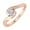 Pink, variant on 1/5 Carat Channel Set Diamond Solitaire Engagement Ring Band in 14K White Gold (Ring Size 4)