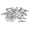 50, variant on QIANJIA 100Pcs 1/2" Long 6-32 Thread White Oval Head Wall Plate Screws, Slotted Milled Outlet Screws for Light Switch Electrical Cover Panel Replacement