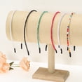 thumbnail image 7 of Unique Bargains Rhinestone Headband Faux Crystal Hair Hoop Hairband for Women Green, 7 of 7