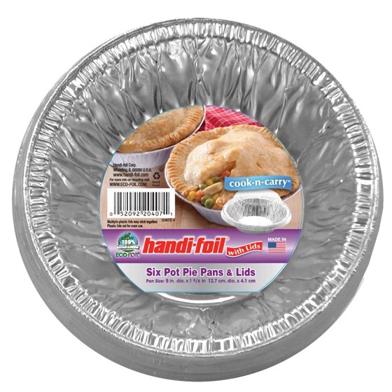 Pot Pie Pans, 6Pack