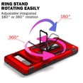 thumbnail image 4 of LeYi for Google Pixel 7A Case with  2 Pack Screen Protector, 360° Magnetic Ring Holder Kickst, Red, 4 of 8