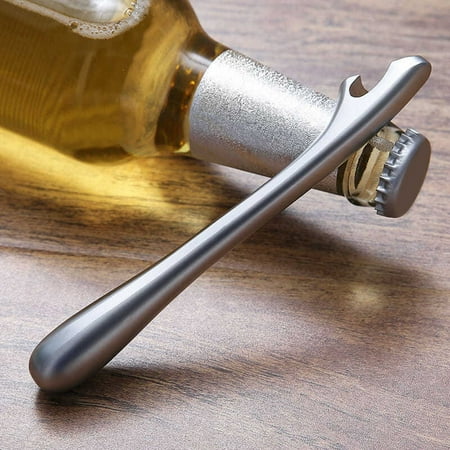 

Jiaroswwei Beer Bottle Opener Portable Non-slip Handle Zinc Alloy Shark Mouth Bottle Opening Tool Kitchen Supplies