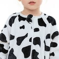 thumbnail image 5 of RFQWOVSR Baby Long Sleeve Footless Onesie with Zipper Closure, Flannel, 5 of 6
