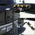 XtremepowerUS 4Bike Swing Down Hitch Mounted Bike Rack