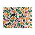 thumbnail image 5 of Yayeee Area Rugs for Living Room 5.2'x4' Non Slip Washable Bedroom Floor Carpet, Floral Blooms, 5 of 5