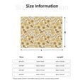 thumbnail image 5 of Naloa Honey Honeycomb Flannel Blankets - Thick and Warm Blanket for Winter, Soft Fuzzy Plush King Blanket for All Seasons50"x40", 5 of 6