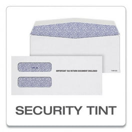 1099 Self-Seal Security Tinted Double Window Envelope, Square Flap, Self-Adhesive Closure, 5.63 x 9.5, White, 100/Pack 1099 Self-Seal Security Tinted Double Window Envelope, Square Flap, Self-Adhesive Closure, 5.63 x 9.5, White, 100/Pack
