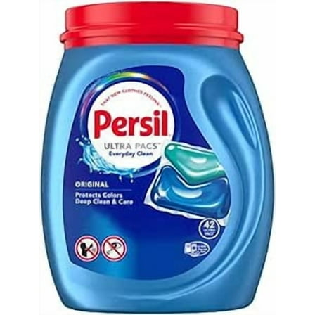 Persil Ultra Pacs Original Everyday Clean Laundry Detergent, 42 count
