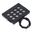 thumbnail image 1 of LED Fill Light, Aluminum Alloy Shell 12 Array Lamps AC 85-365V Parking Lot Fill Lamp  for License Plate Recognition Box, 1 of 7