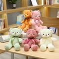 thumbnail image 2 of 30CM Many Colors Delicacy Teddy Bear Plush Toy New Cute Soft Ribbon Butterfly Festival Solid Color Hug Bear Doll Birthday Gift, 2 of 4