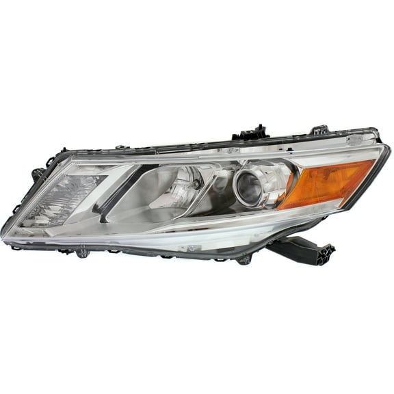 Headlight Compatible With 2013-2015 Honda Crosstour Left Driver Halogen With bulb(s)
