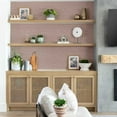 thumbnail image 4 of S4Sassy Modern Micro Geormetric Pattern Wallpaper Brown Walls Covering,25" x 120" Self-Adhesive Vinyl Wall Paper, Decorative Wallwrap, Easy DIY Wall Covering For Bedroom, Cabinet, Living Space, 4 of 9