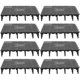 thumbnail image 2 of 20pcs Tanque de peces Placa inferior del filtro PVC Empalme Combinación Clapboard Filtro inferior (Negro), 2 of 5