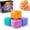 Swirl Color, variant on Joyfy 4 Pack Pastel Colored Squishy Toys, Sensory Fidget Stress Relief Toys, Squeeze Cubes for Kids Adults, Classroom Rewards, Party Favor Gifts
