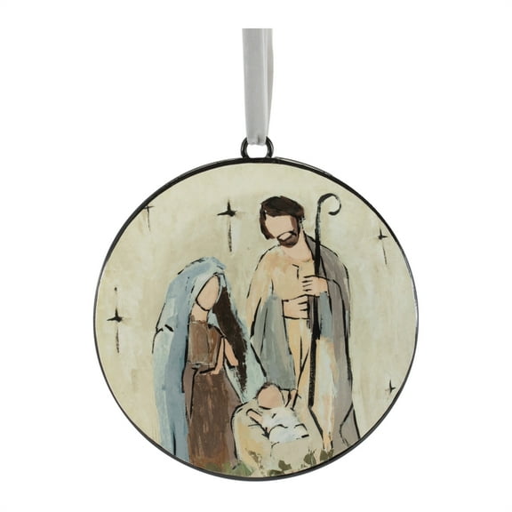 Melrose Holy Family Disc Ornament Set of 12