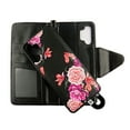 thumbnail image 3 of Case For Samsung Galaxy A32 5G Detachable Magnetic Wallet Pu Leather Cover Flap Closure Snap-on Book Style Cases Cash Pocket with Card Slots Holder Wrist Strap 2 in 1 Folio Flower Black, 3 of 3