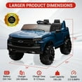 thumbnail image 7 of CazToi 24V 2 Seater Ride On Truck Licensed Chevrolet Silverado Electric Car with Remote Control for Kids 3-8, 7 of 7