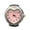 Pink, variant on Love Heart Dial Ring Watch Elastic Stainless Steel Band Men Women Couple Watch Finger Ring Birthday Gift Fashion Accessories