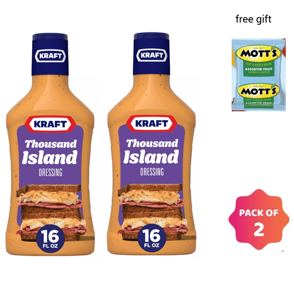 Kraft Thousand Island Dressing, 16 fl oz pack of 3