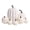White, variant on Gomind 7-Piece Artificial Pumpkin Set, Assorted Sizes Faux Foam Harvest Pumpkins, Fall Tabletop Centerpiece Bowl Filler Decor