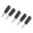 thumbnail image 5 of 5x Wire Audio Speaker Cable Banana Plug Connectors 4mm Adapter Probes Binding Posts Multimeter - black, as described, 5 of 7
