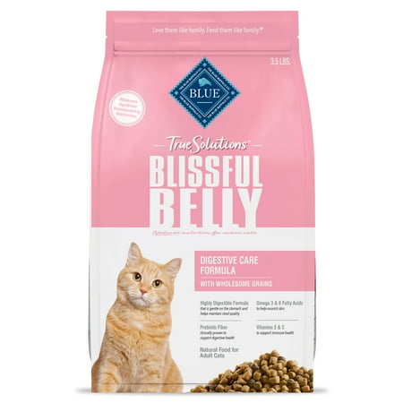 Blue Buffalo True Solutions Dry Cat Food Blissful Belly Formula Chicken 3.5 lbs.