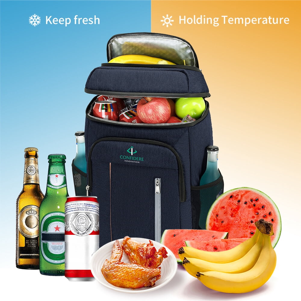Backpack Coolers Insulated Leak Proof 30 Cans- Portable Cooler Lightweight for Beach, Travel, Camping & Lunch, Cooler Backpack for Men & Women, Insulated Compartment & USB Port