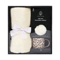 thumbnail image 1 of Hometrends Mother’s Day Cozy Gift Set Ivory – Blanket, Socks & Mug, 1 of 13