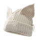 thumbnail image 1 of Gorros para mujer, gorros de invierno para mujer, gorros con orejas de gato, gorros bonitos, gorros de lana tejidos, gorros holgados y cálidos, 1 of 6
