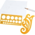thumbnail image 5 of MLINS  6 PCS/Set Drawing Template Ruler Design Templates Building Formwork, 5 of 8