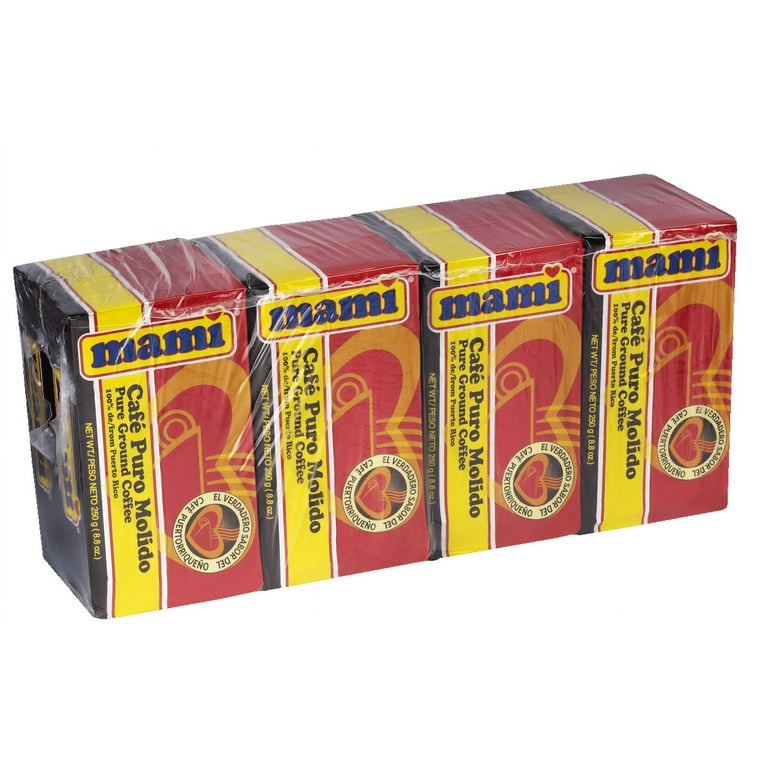 Mami Pure Ground Coffee, Premium Arabica Beans, Vacuum-Sealed, 8.8