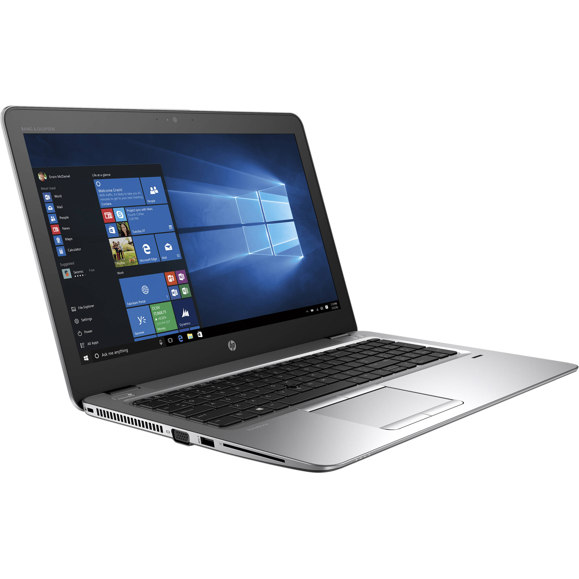 HP EliteBook 850 G4 Notebook PC (ENERGY STAR) (1BS52UT) 15.6in 256GB/8GB/8GB 2.7GHz Windows 10 Pro 64 Intel HD Graphics 620 - image 2 of 4