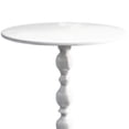 thumbnail image 4 of Lipstore Table d'Appoint Ronde Table d'Extérieur Table à Café pour Boisson pour Dortoir Appartement Balcon Blanc G, 4 of 5