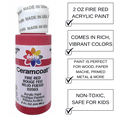 thumbnail image 2 of Delta Ceramcoat Acrylic 2 fl oz, Fire Red, 2 of 4