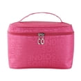 thumbnail image 2 of Bolsa de maquillaje versión coreana, gran capacidad, bolsa de almacenamiento portátil de artículos de tocador de viaje con forma de corazón para niña, 2 of 6