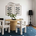 thumbnail image 2 of Hazel Cream Patterned Dining Chair, 2 of 4