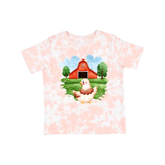 Inktastic Chicken on a Farm Boys or Girls Toddler T-Shirt