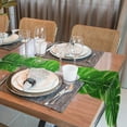 thumbnail image 3 of 2Pcs Artificial Palm Leaves Table Runners, 3 of 7